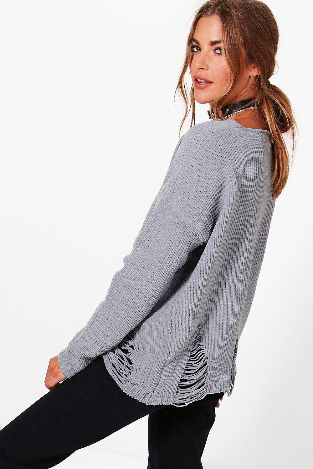 Alice Distressed Chenille Jumper