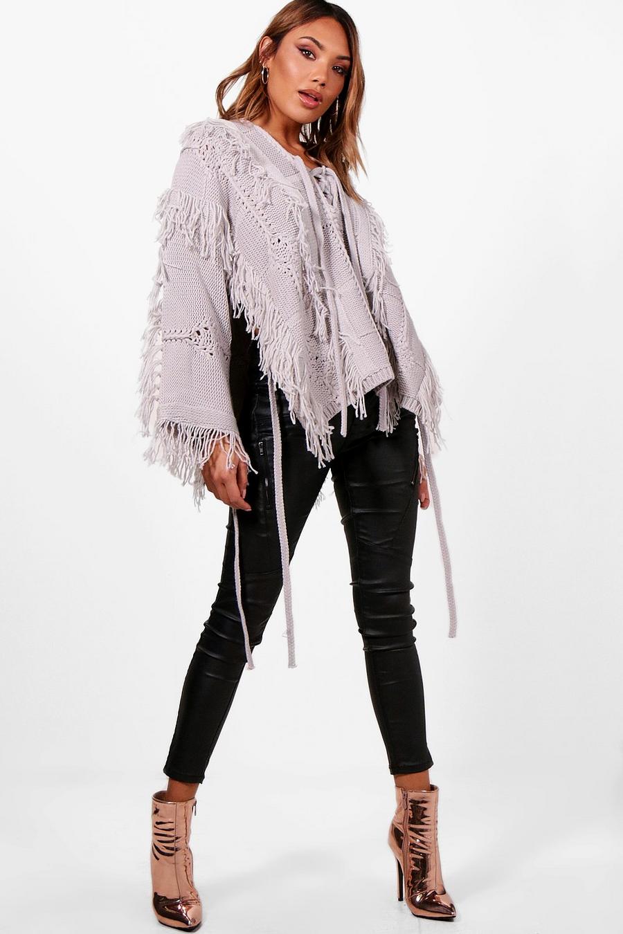 Lucy Boutique Lace Up Tassel Jumper image number 1