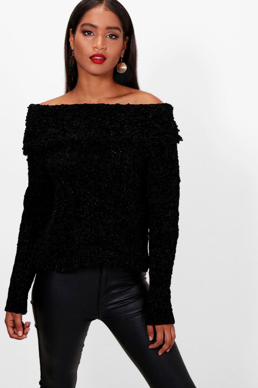 Chunky Off The Shoulder Sweater image number 1