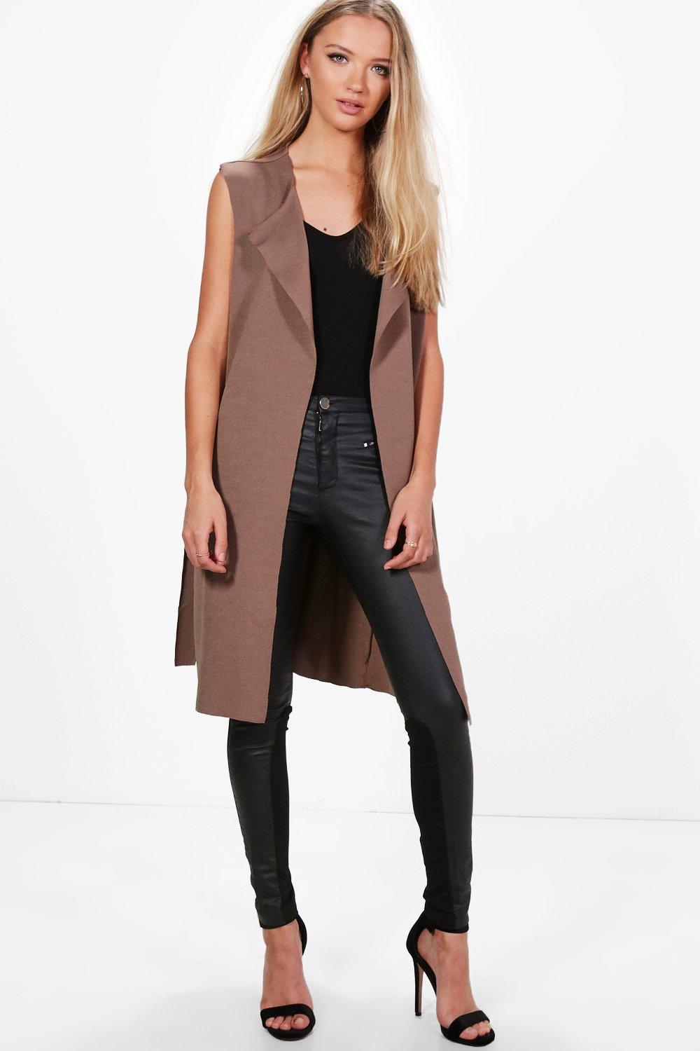 Boohoo 2025 sleeveless duster