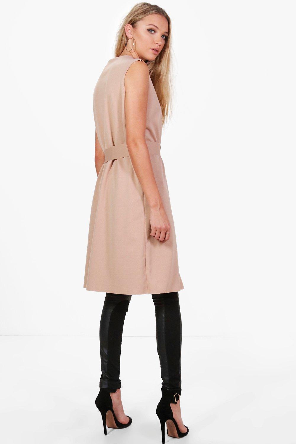 Boohoo 2025 sleeveless duster