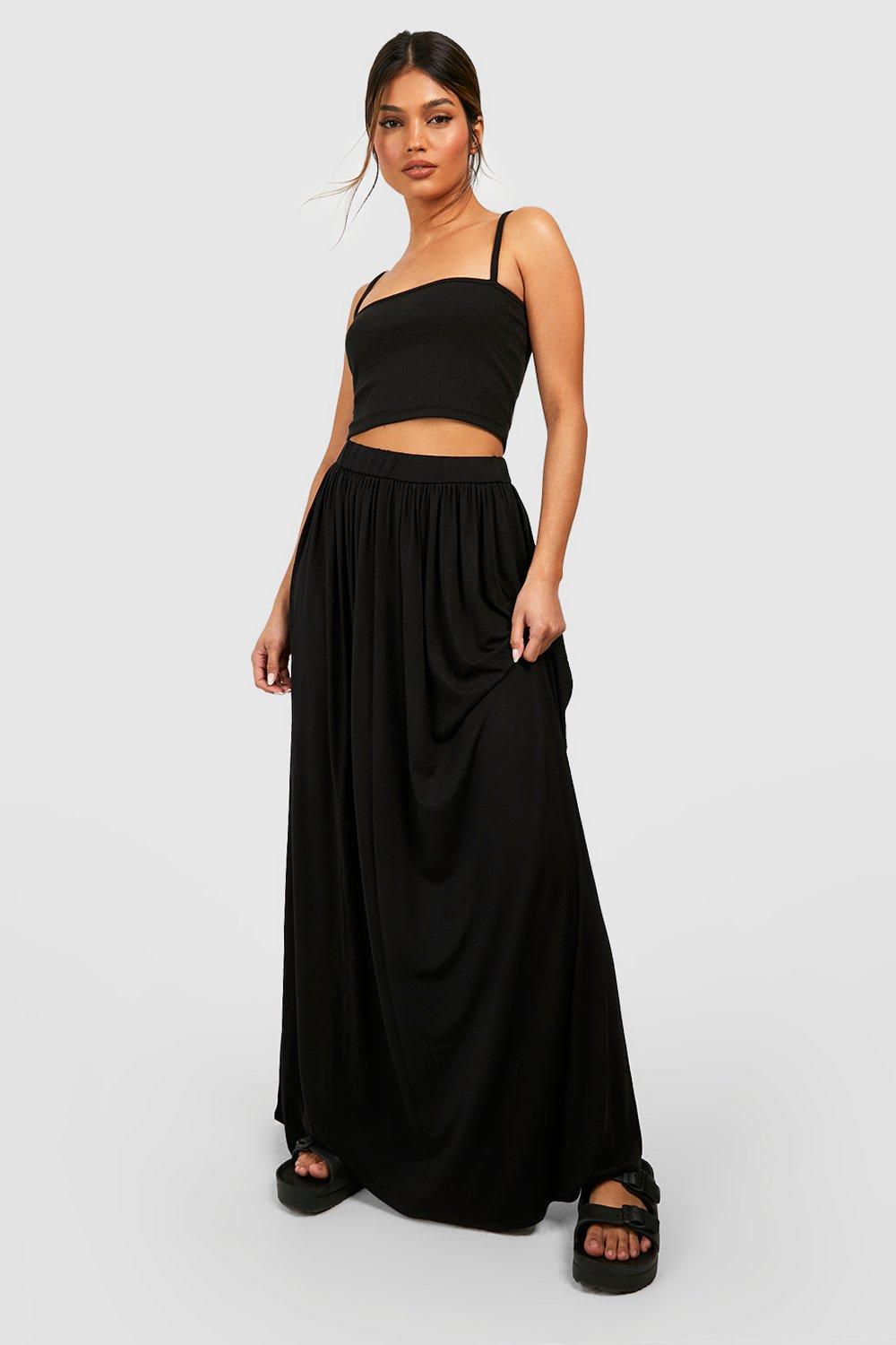 Zwarte 2024 maxi rok