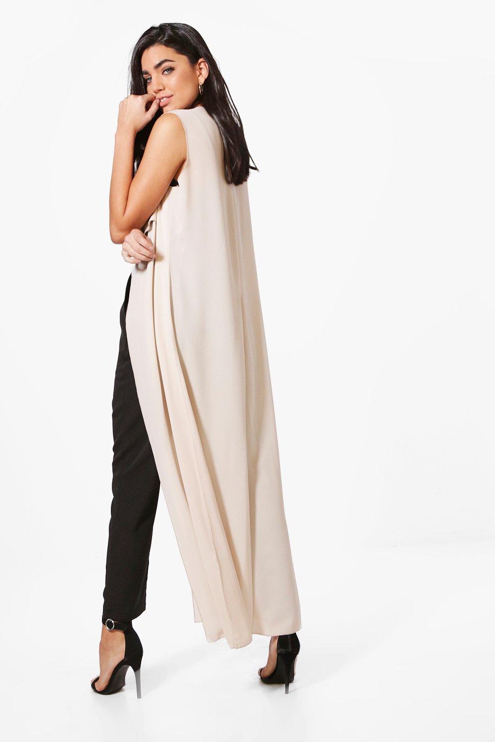 Boohoo sleeveless outlet duster