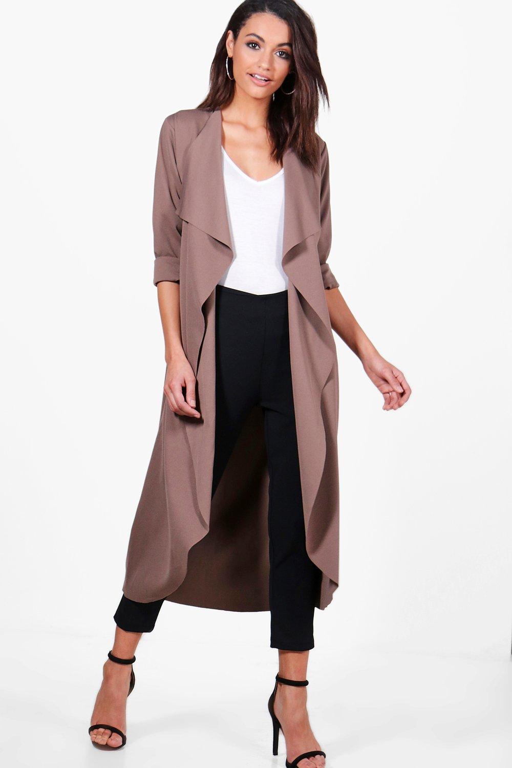 boohoo duster coat