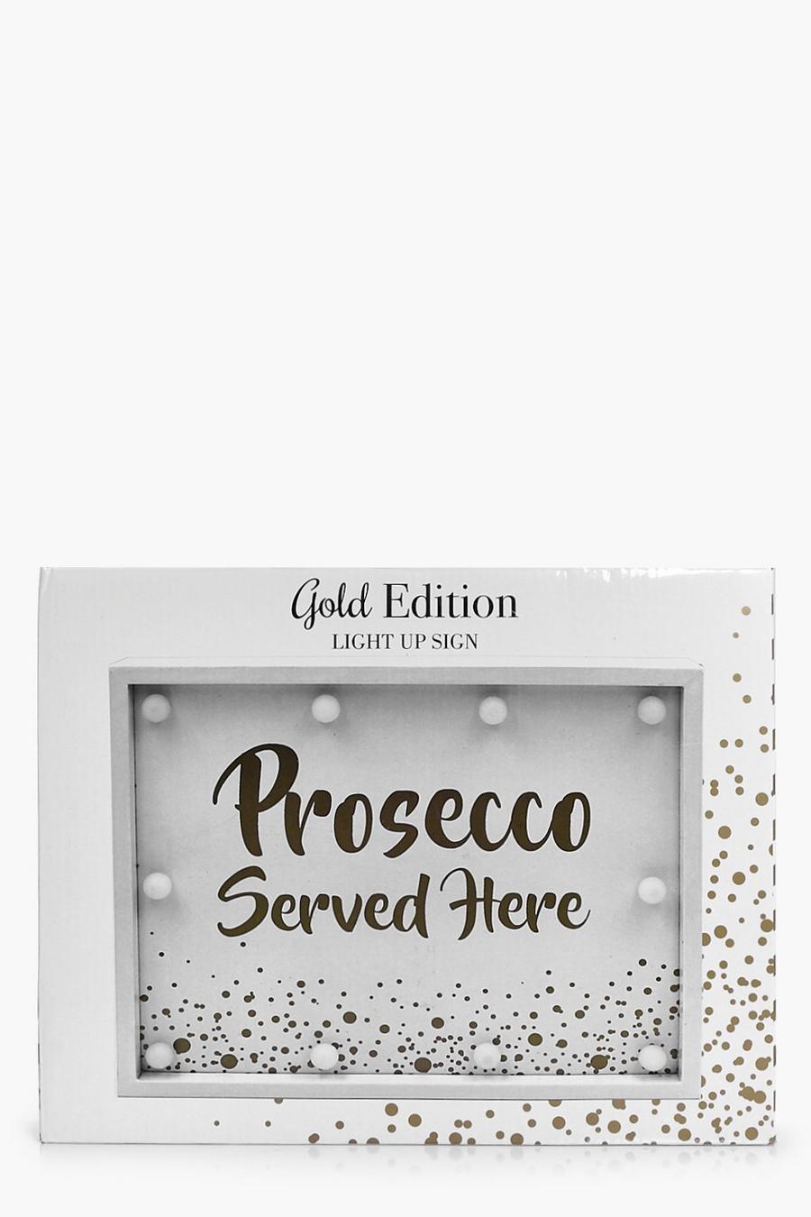 caja de luces led "prosecco served here" image number 1