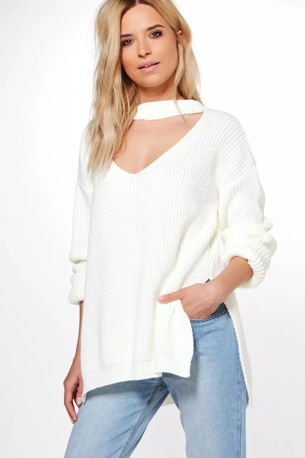 Oversized 2025 choker sweater