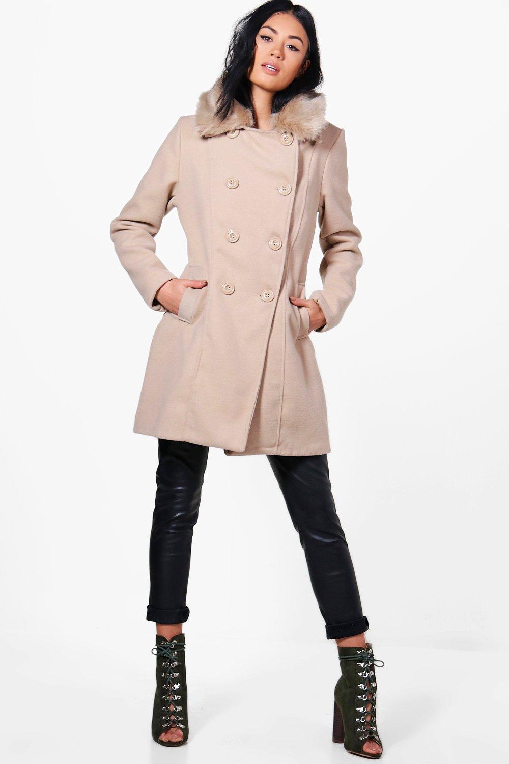 Beckie faux store fur coat