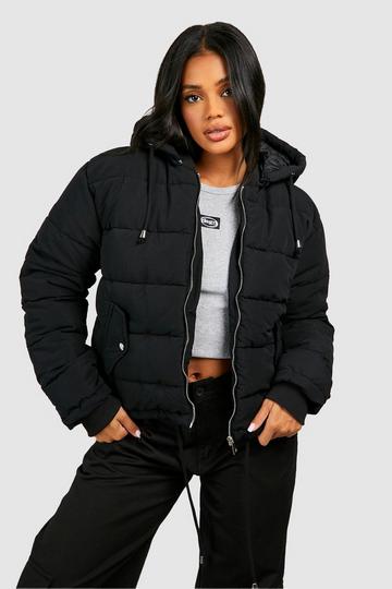 Hooded Padded Jacket black