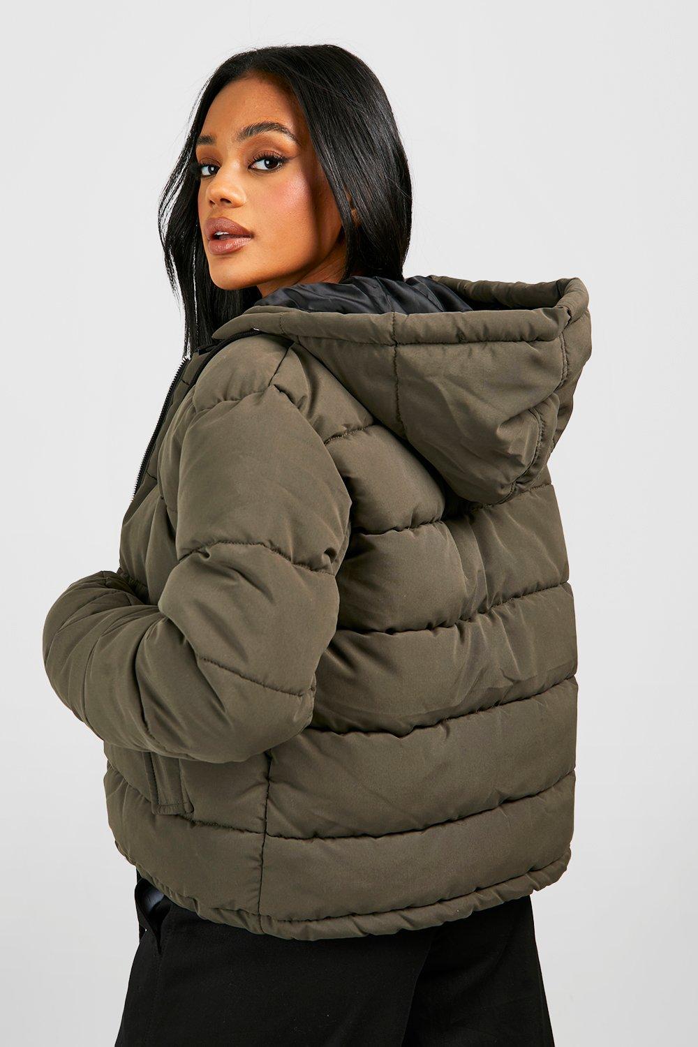 Hooded Padded Jacket boohoo