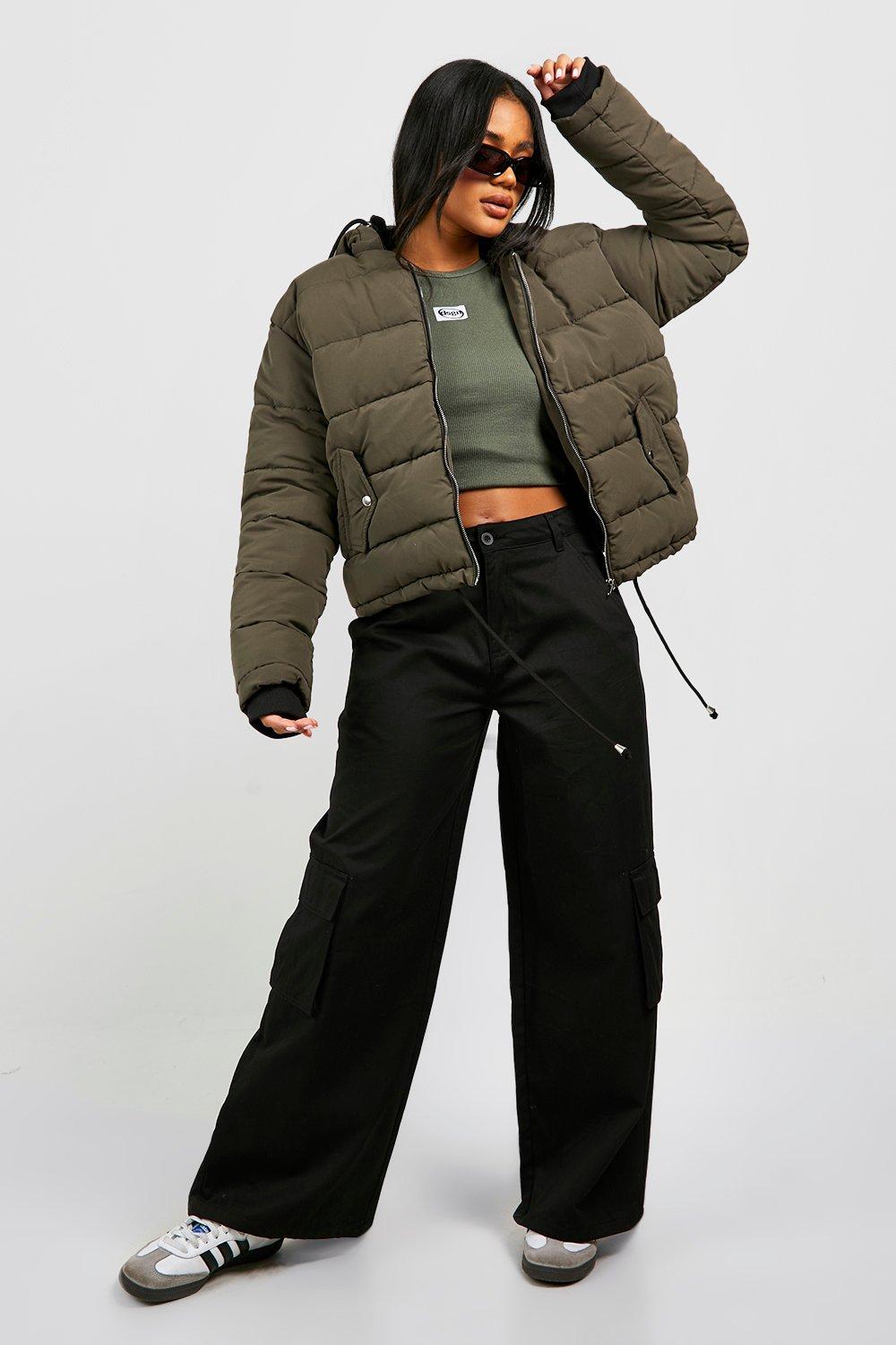 Boohoo sales khaki jacket