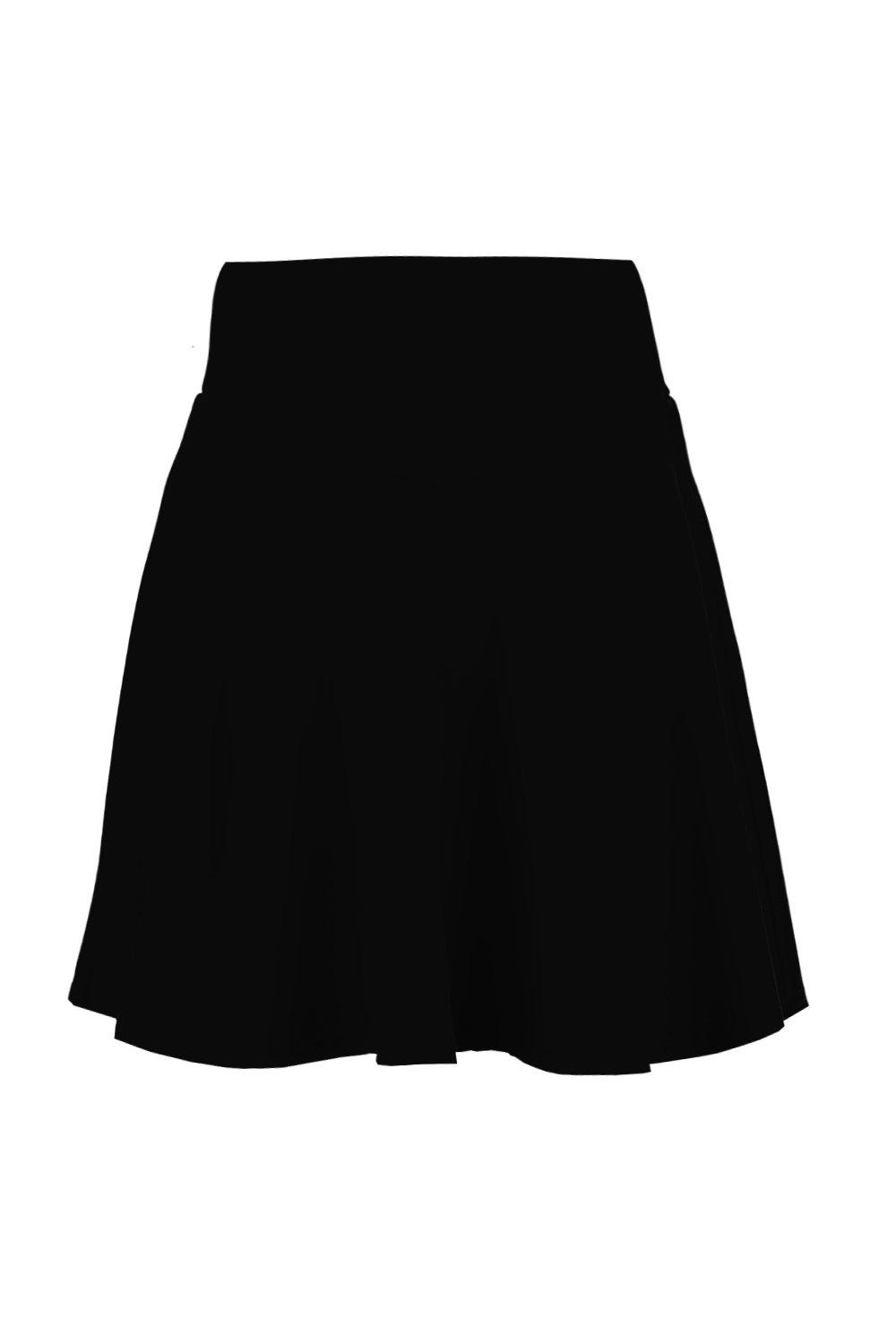 Amala Highwaist Fit & Flare Mini Skirt