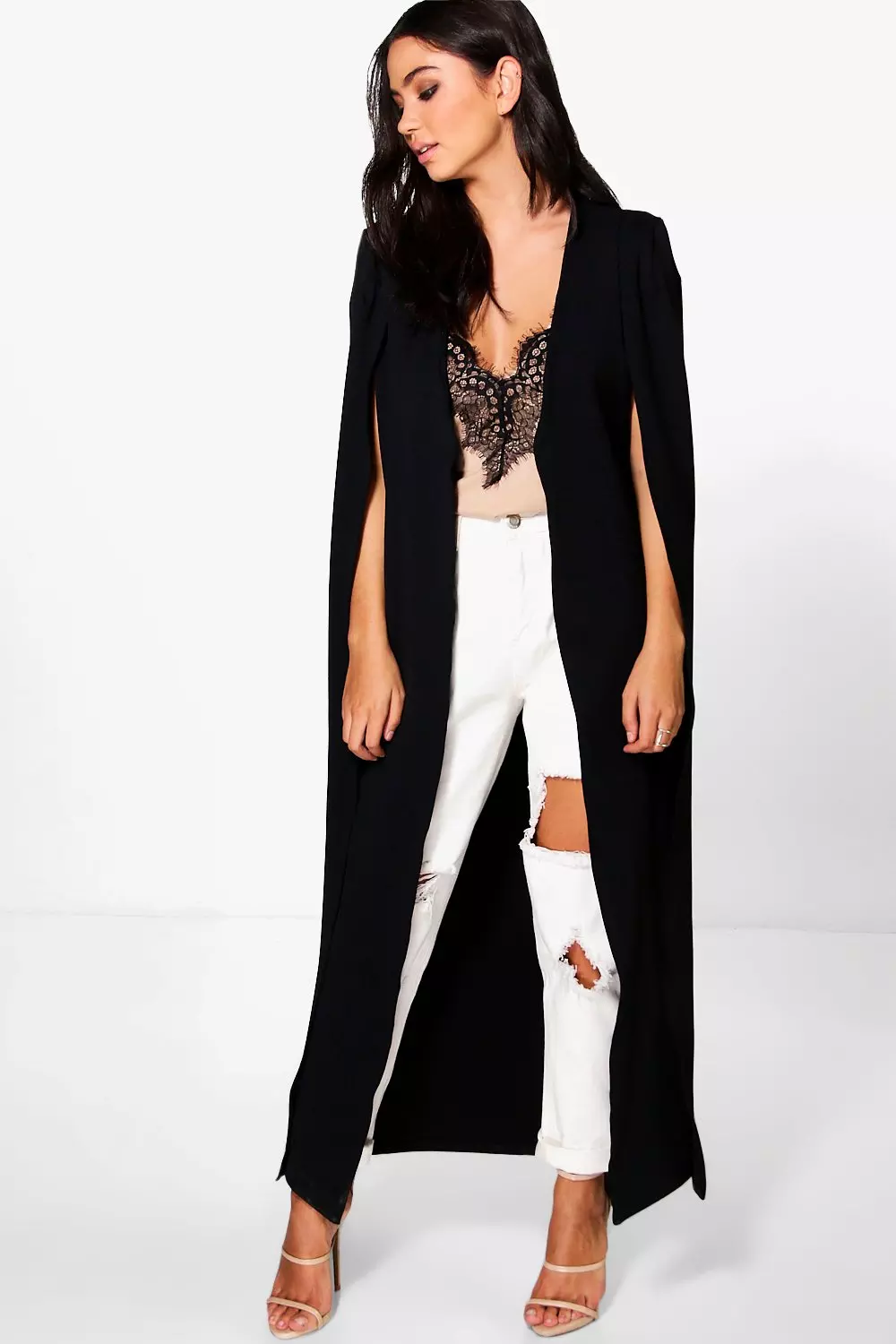 Maxi cape coat outlet