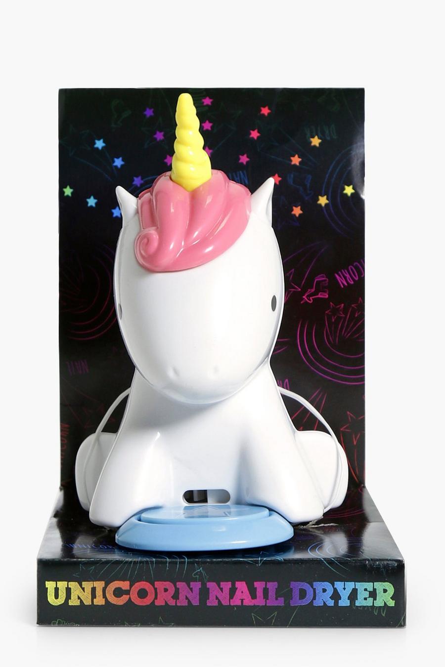 White Unicorn Nail Varnish Fan Dryer image number 1