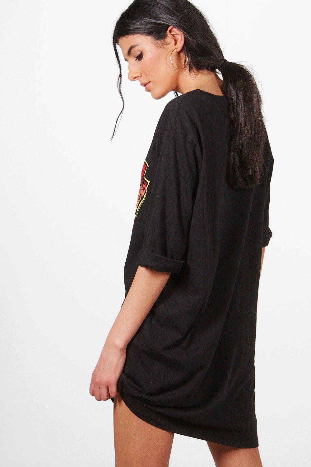 Distressed oversized cheap shirt dress