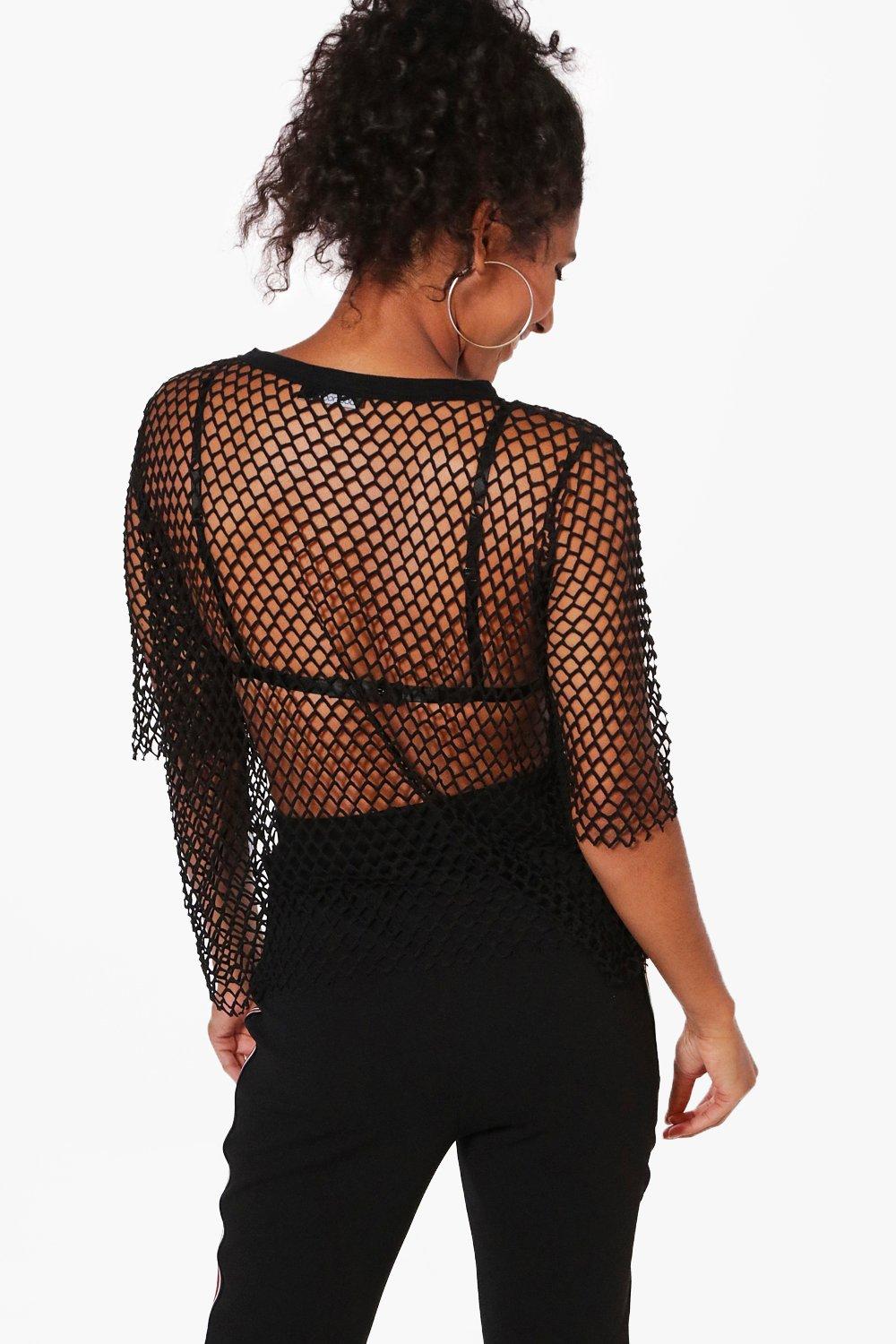 Boohoo Fishnet Top Deals