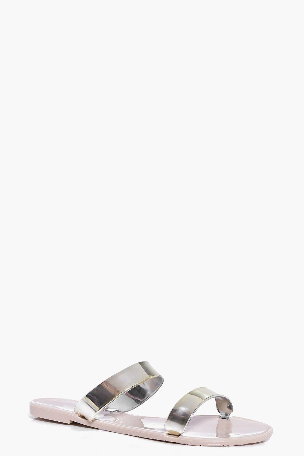 2 strap jelly sandals