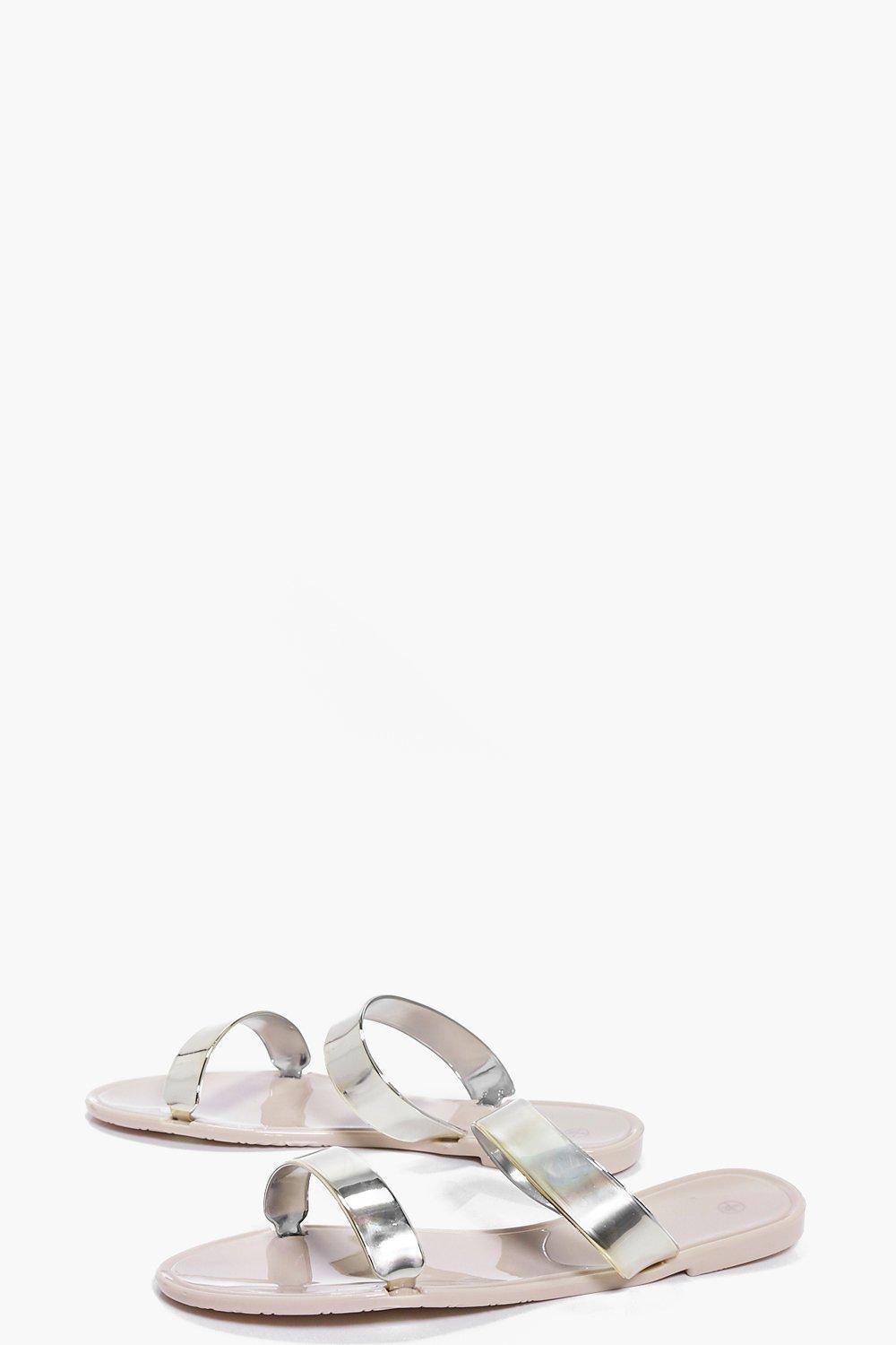 2 strap jelly sandals