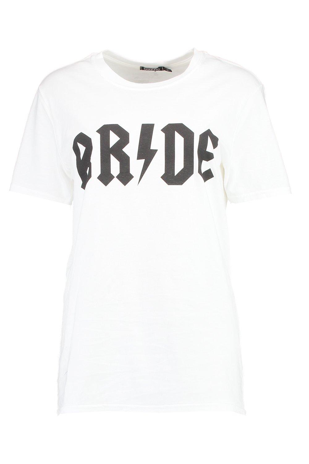 bride t shirt boohoo