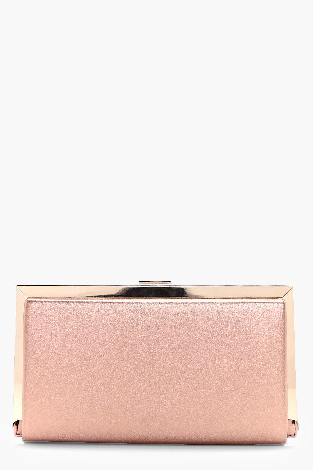 boohoo rose gold bag