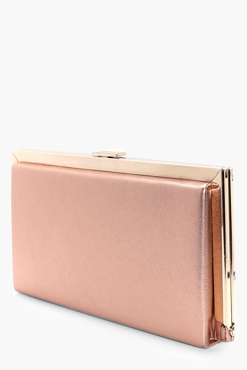 boohoo rose gold bag
