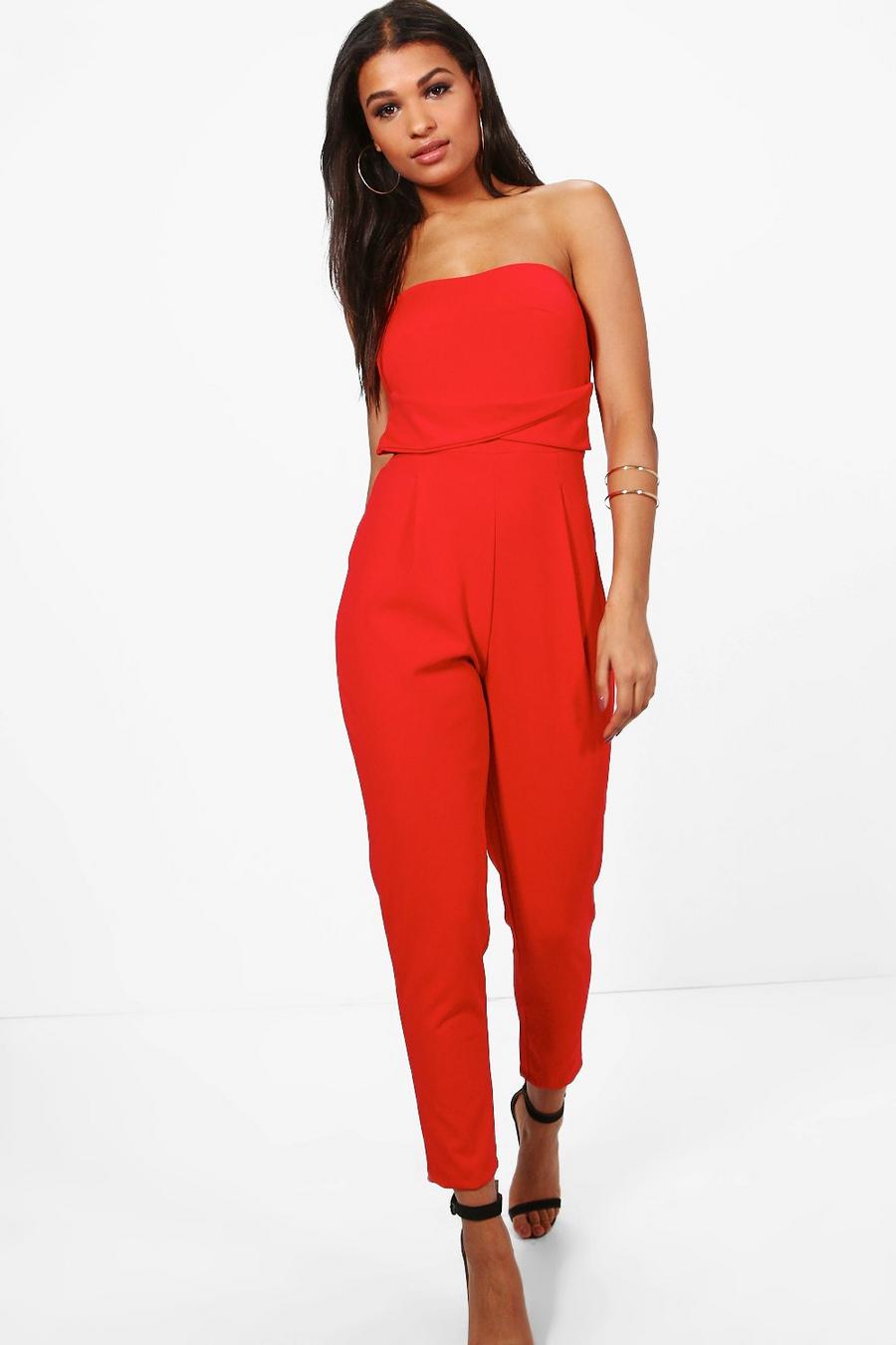 Poppy Bandeau Tailored Woven Slim Fit Jumpsuit image number 1