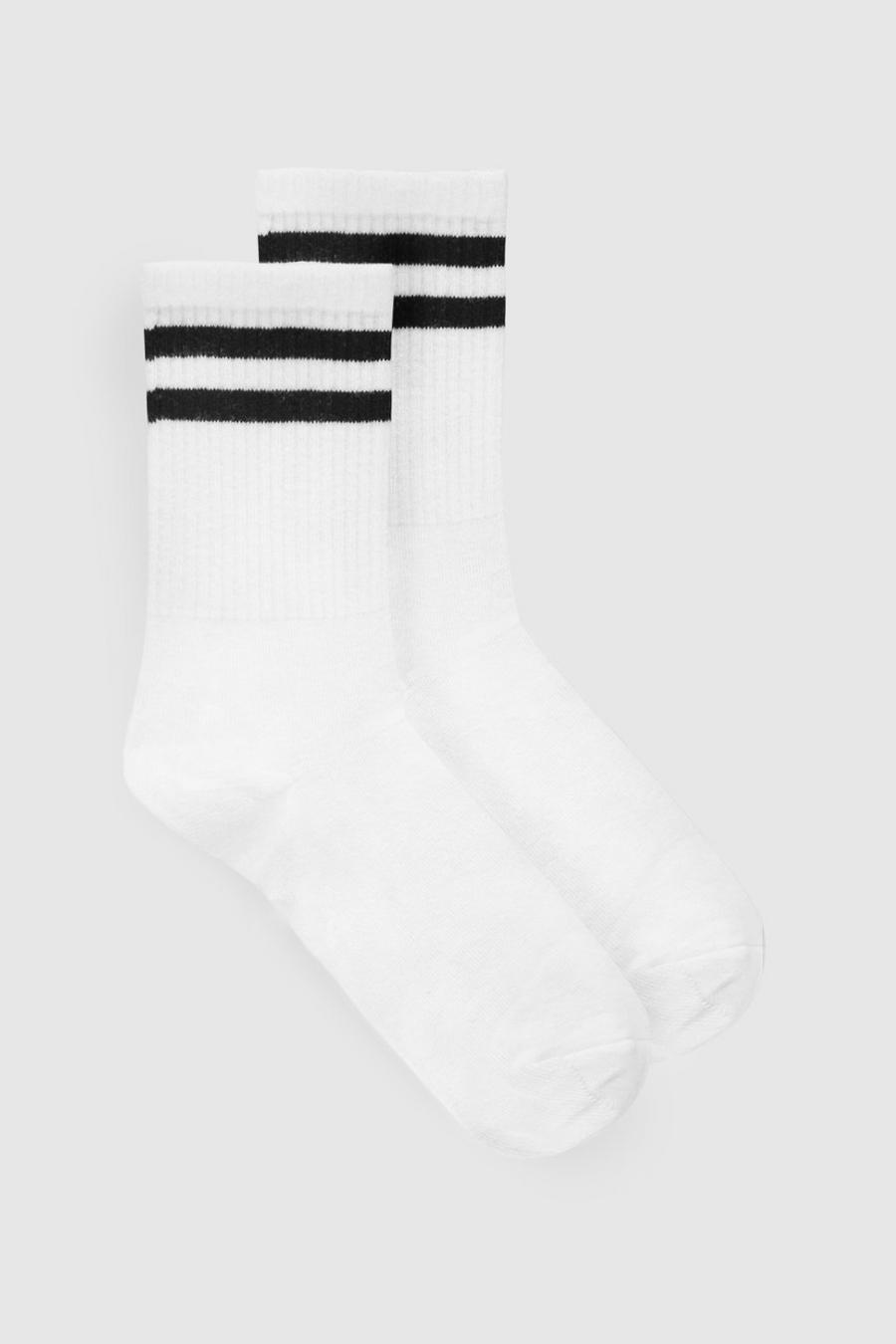 Chaussettes à rayures, Blanc image number 1