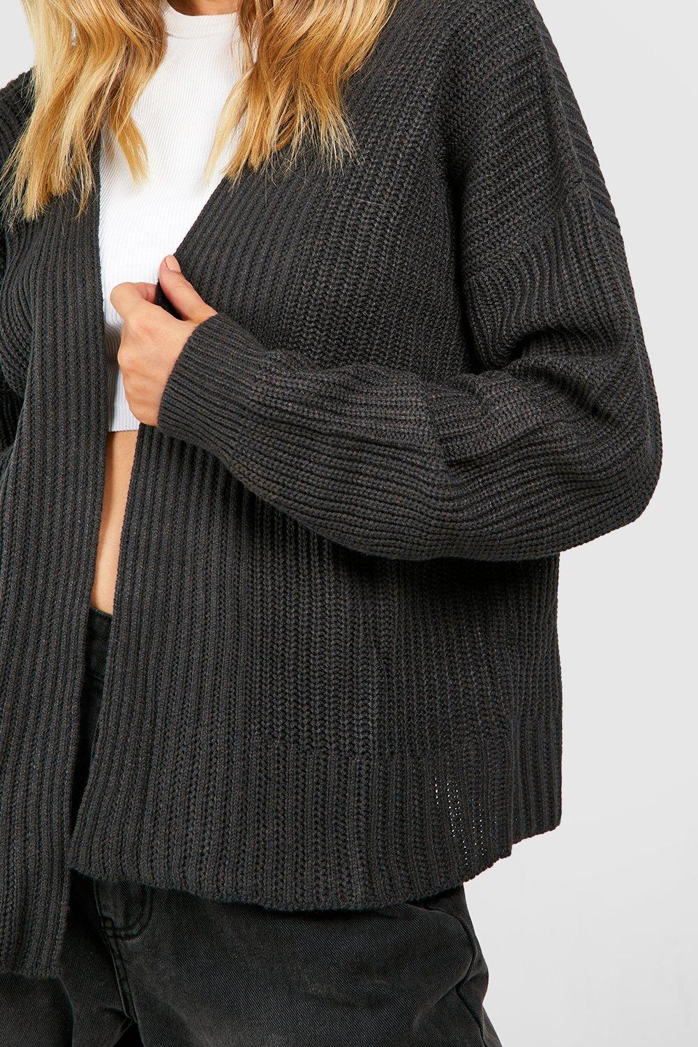 Oversized Raglan Knitted Cardigan