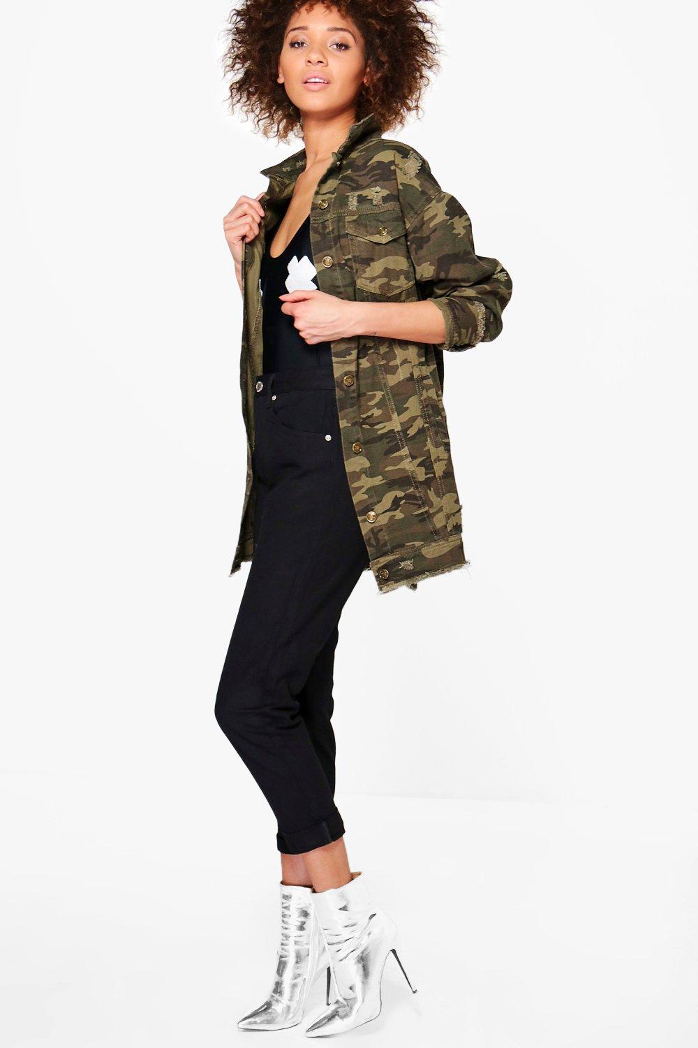 Camo best sale distressed jacket