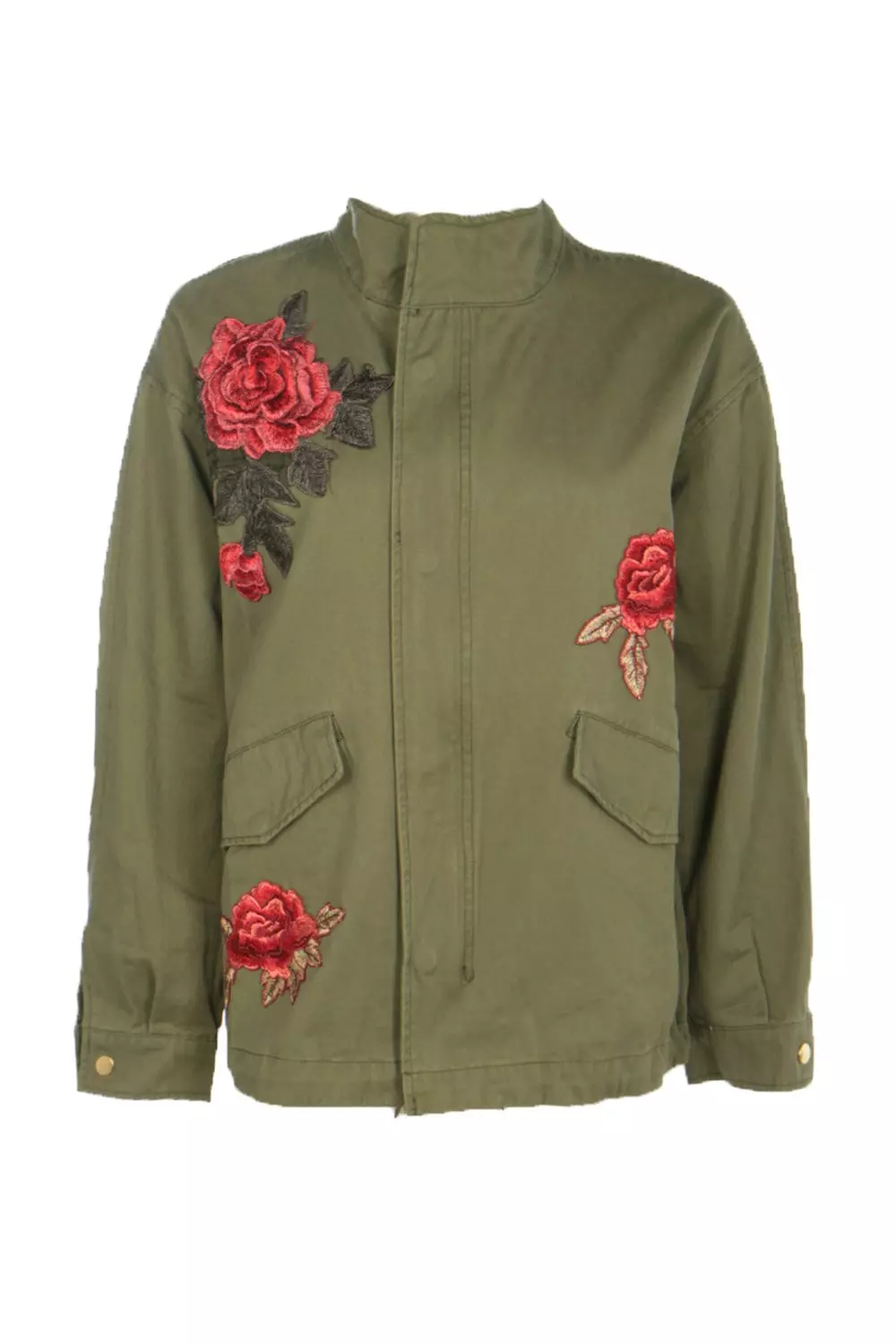 Embroidered on sale military jacket