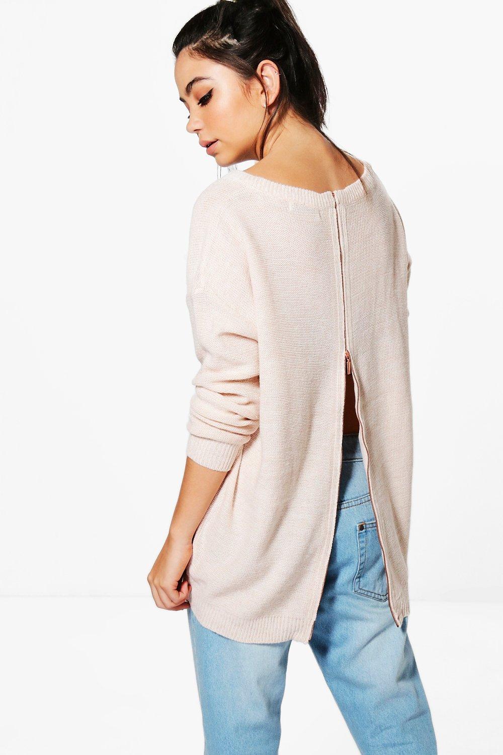 zip back jumper