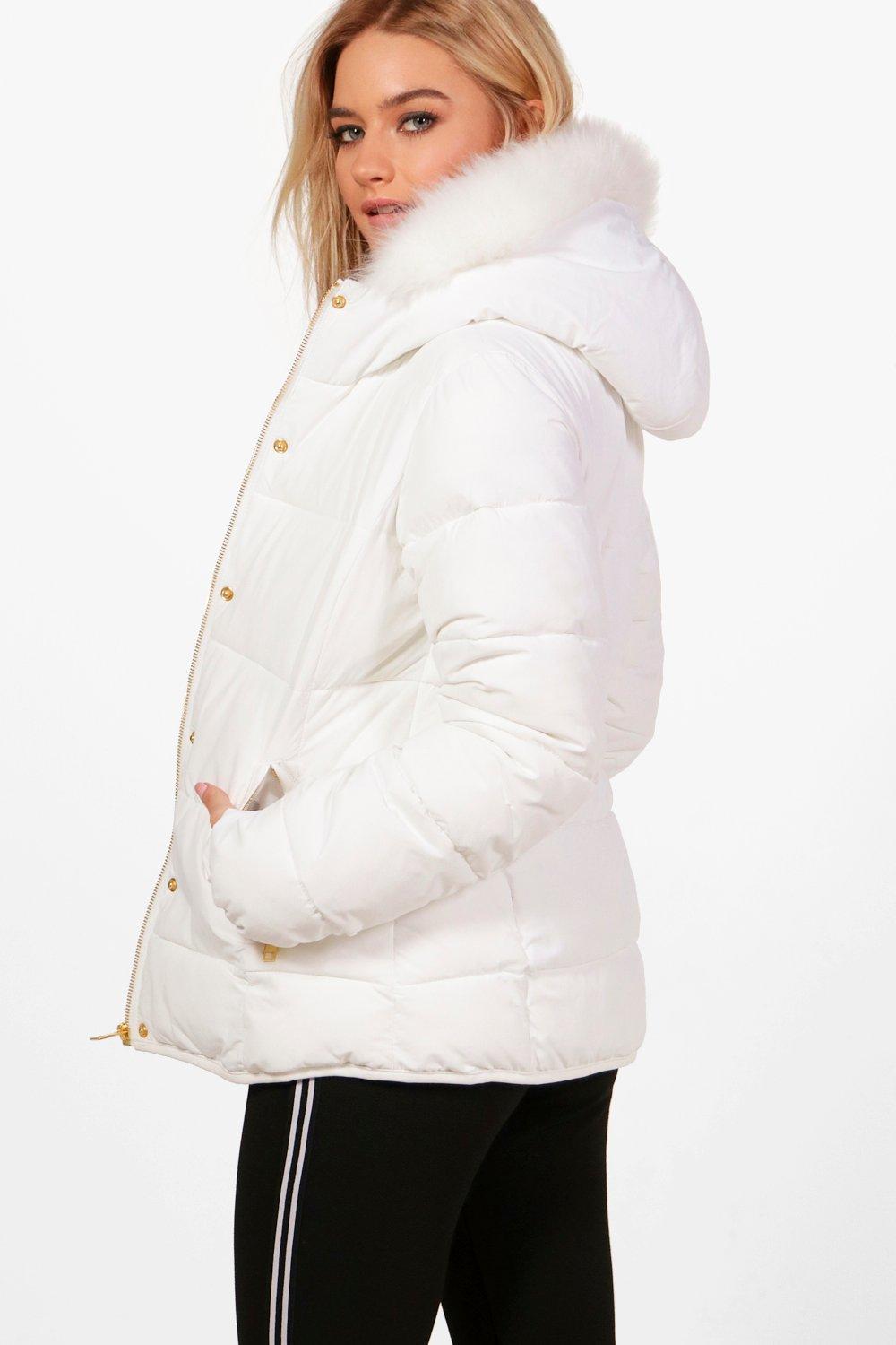 Fitted on sale hooded jacket