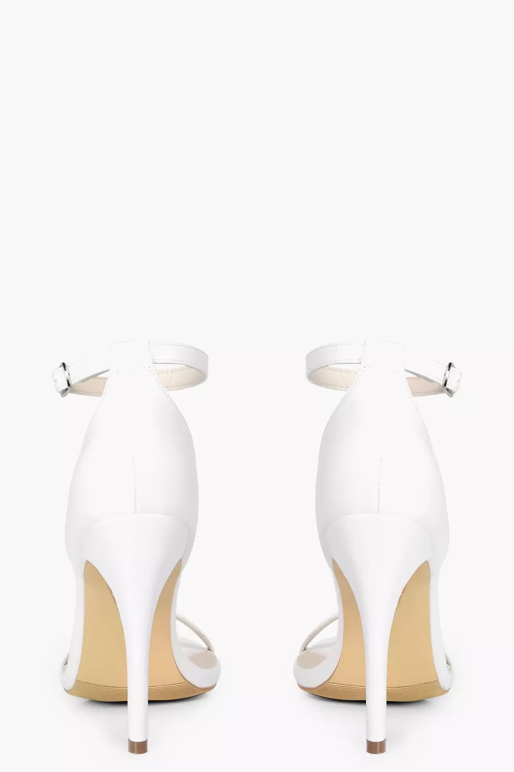 White Two Part Heels alternative image