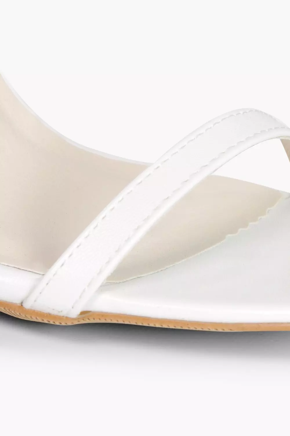 White Two Part Heels alternative image