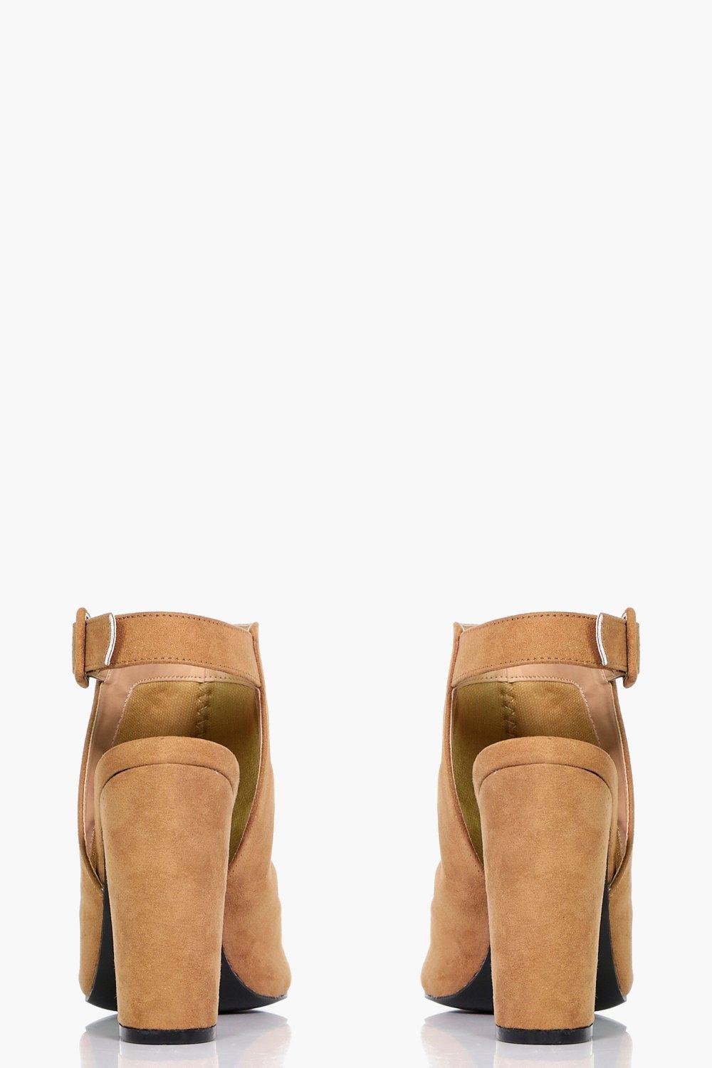 Boohoo open hot sale toe boots