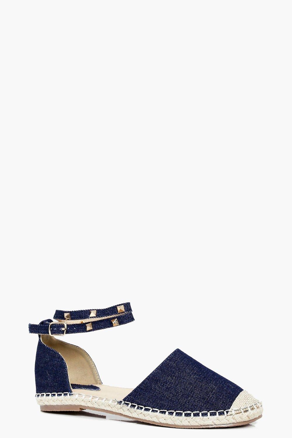 ivy ankle strap espadrille flats