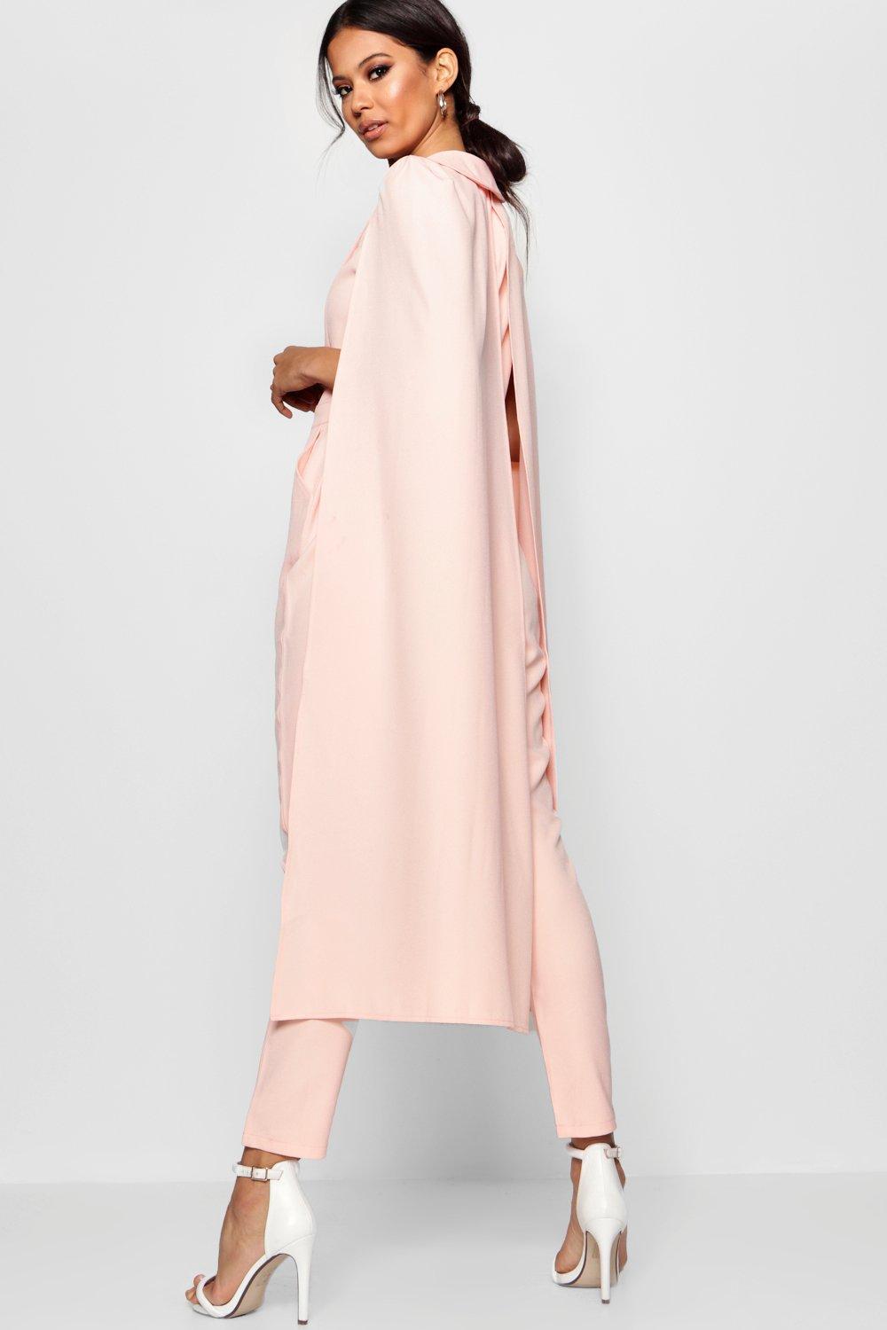 boohoo cape jumpsuit