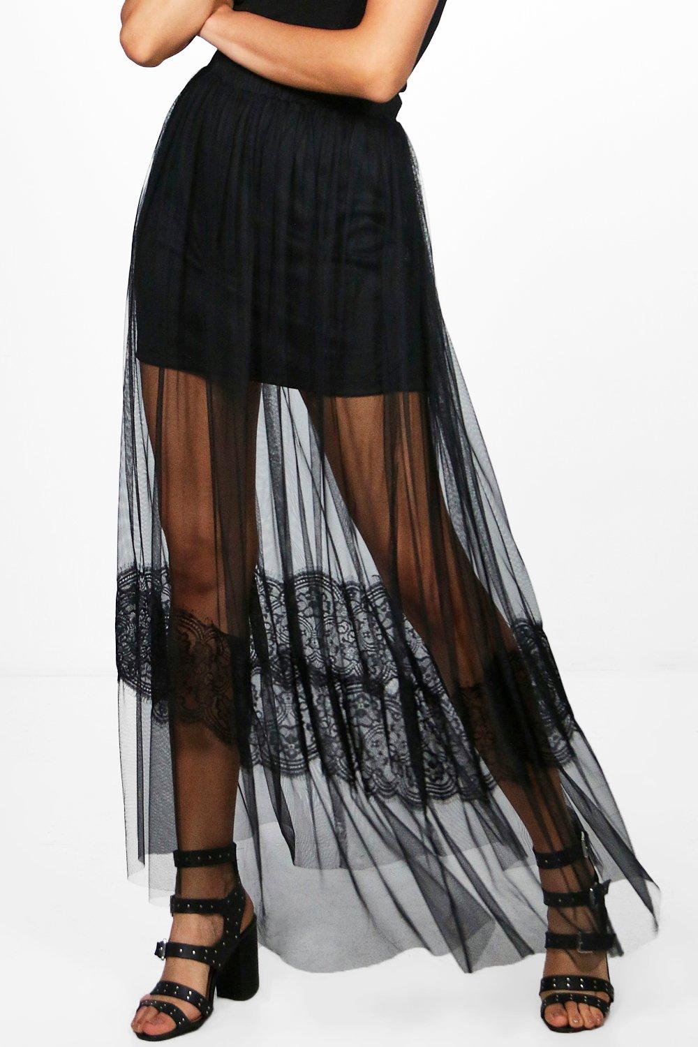 Tulle maxi skirt outlet boohoo