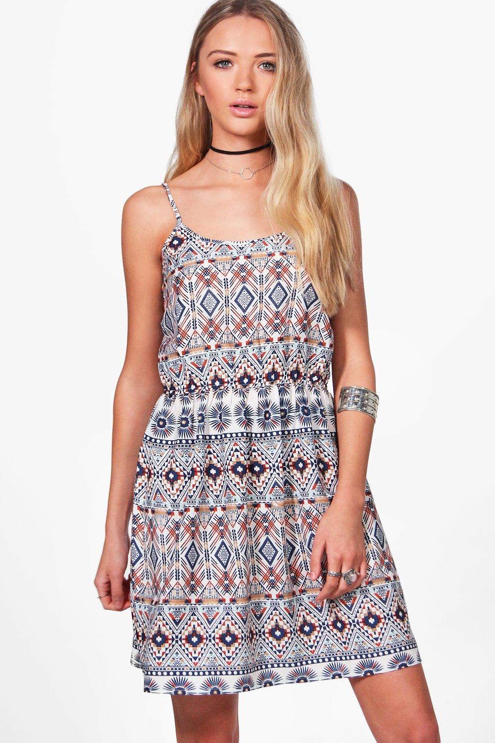 boohoo aztec dress