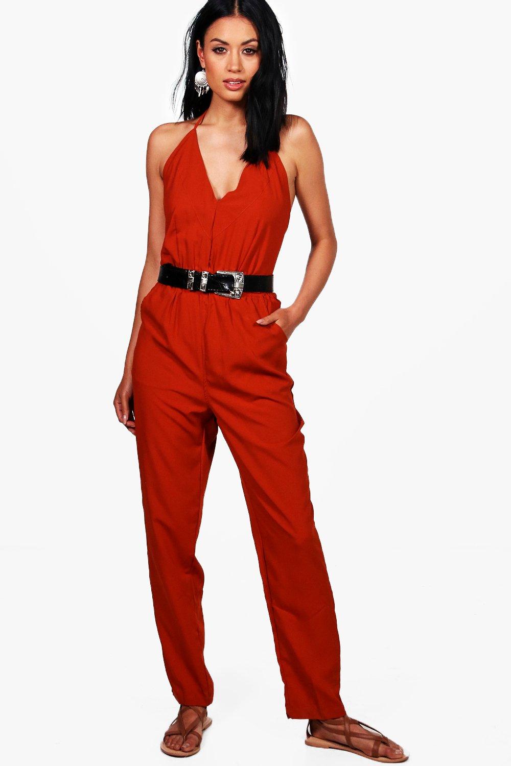 boohoo harem jumpsuit