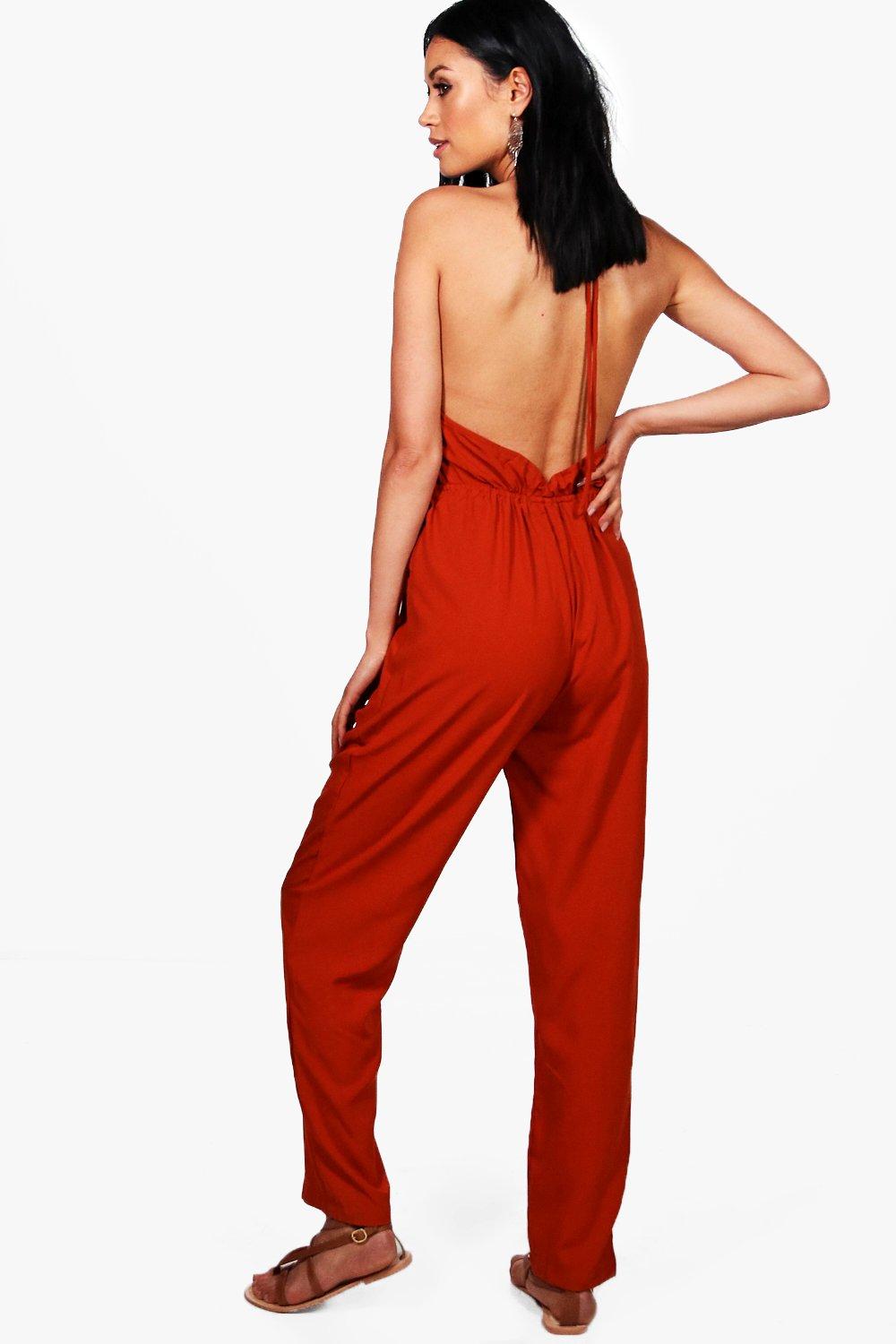 boohoo harem jumpsuit