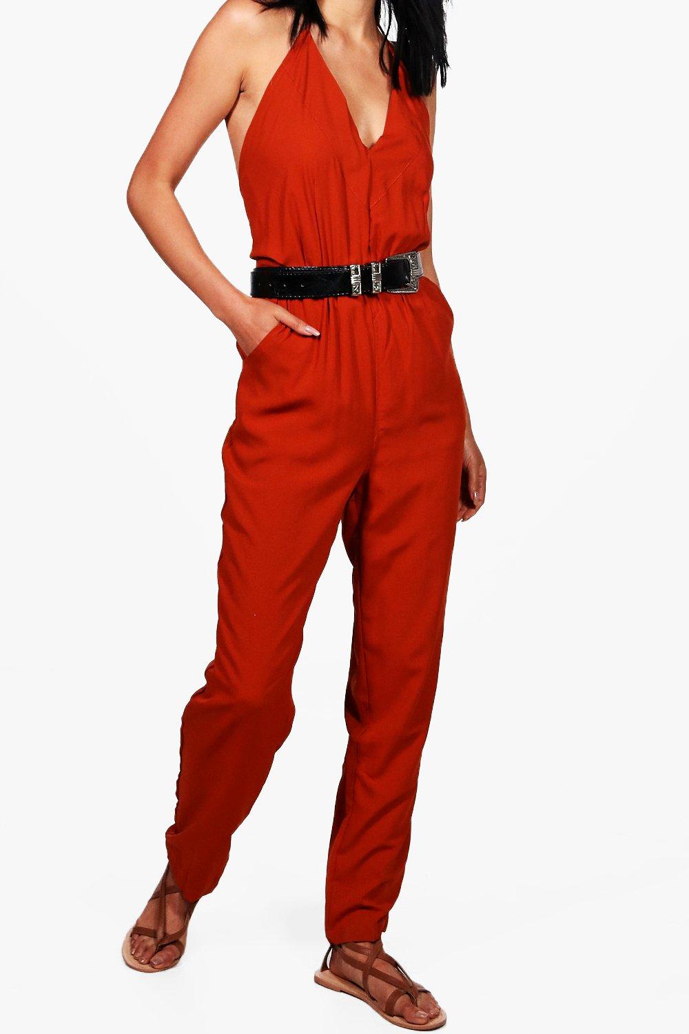 boohoo harem jumpsuit