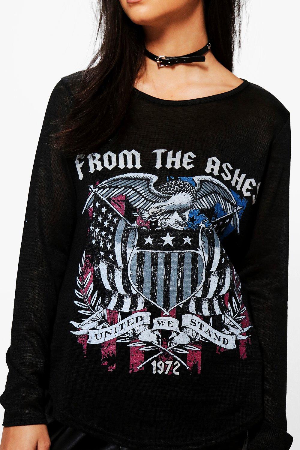 long sleeve band shirts