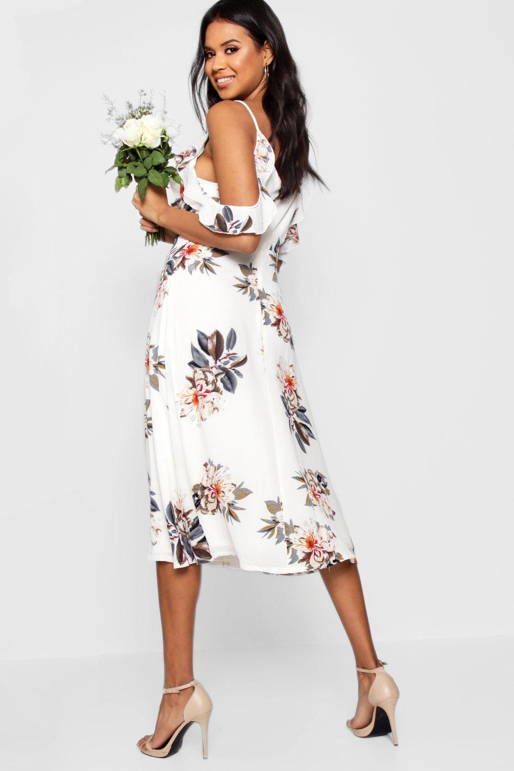 Flower skater dress best sale