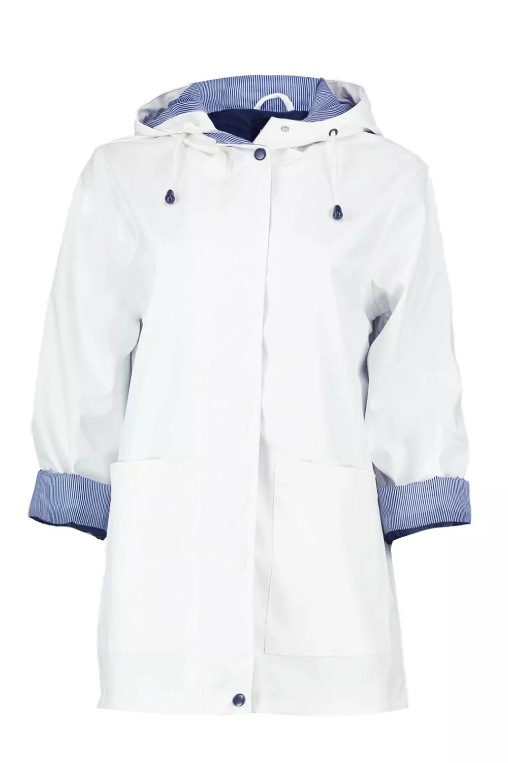 Topshop white hot sale rain mac