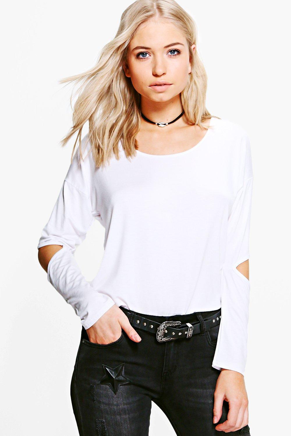 elbow cut out top