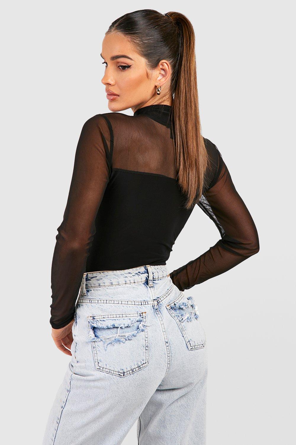 Mesh store top bralette