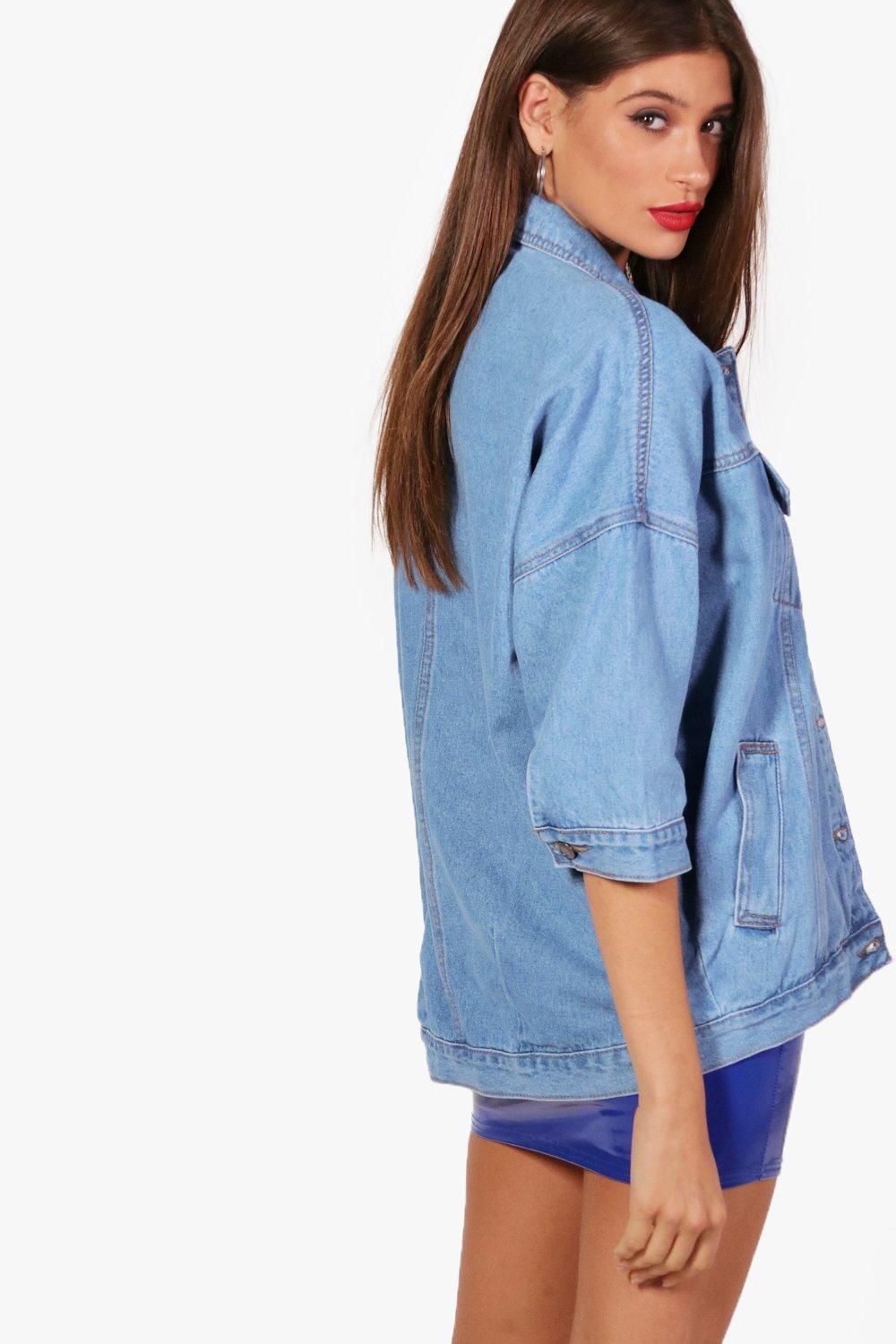 batwing denim jacket