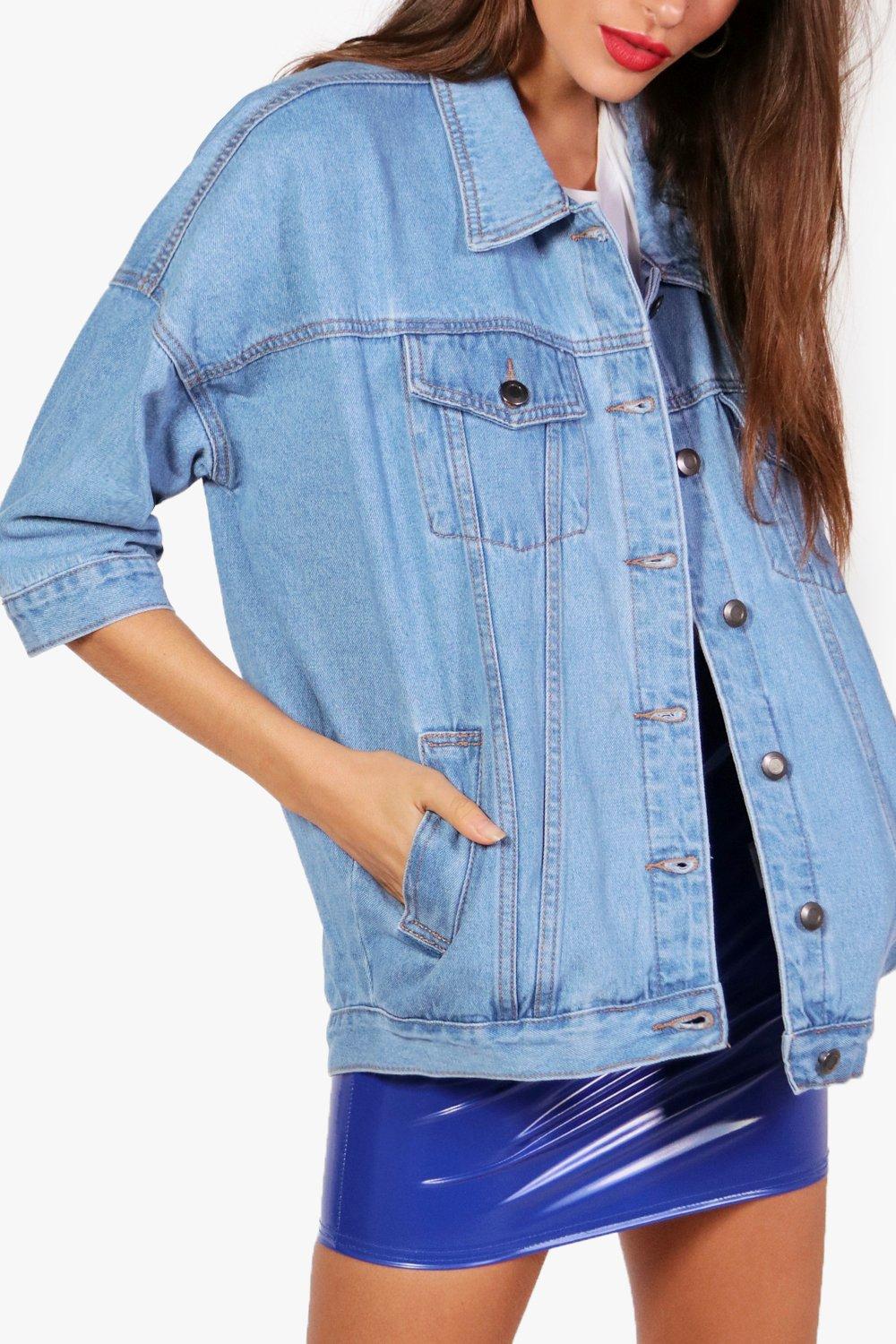 batwing denim jacket