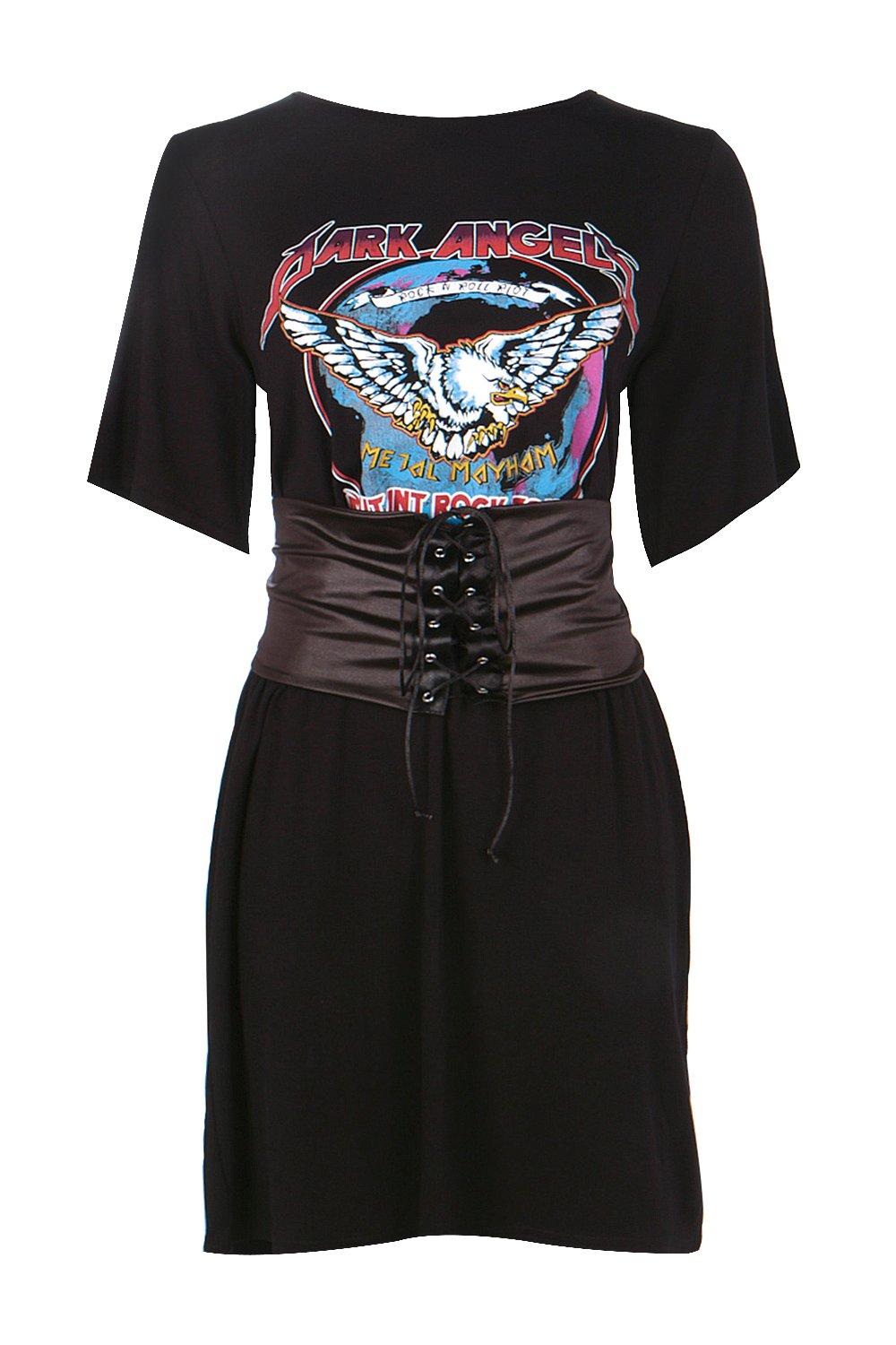 Band tee shirt dress outlet