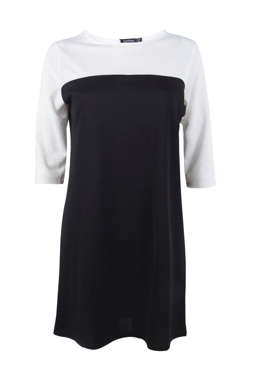 black t shirt shift dress